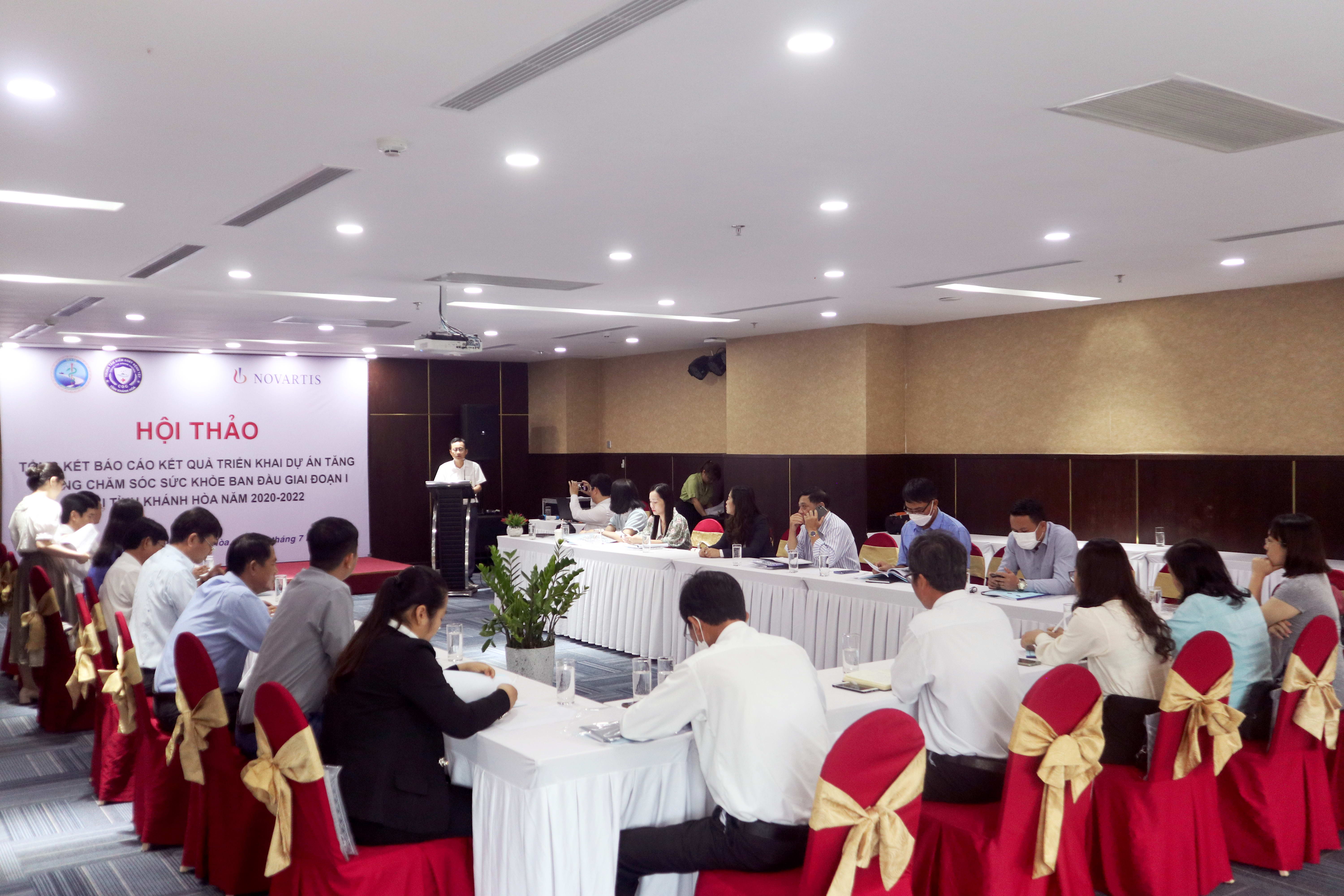 Hội thảo tổng kết dự án Tăng cường chăm sóc sức khỏe ban đầu tại tỉnh Khánh Hòa giai đoạn I, năm 2020-2022